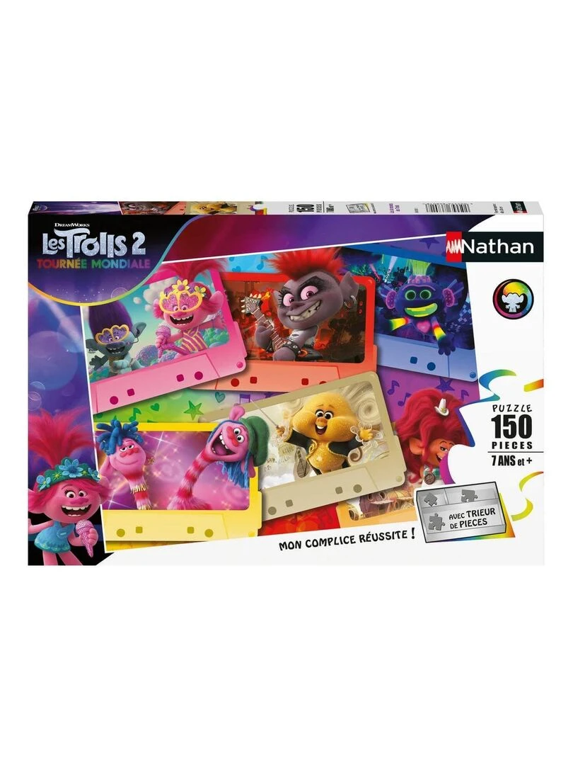 Puzzle 150 pièces : Les Trolls : Les six mondes N/A