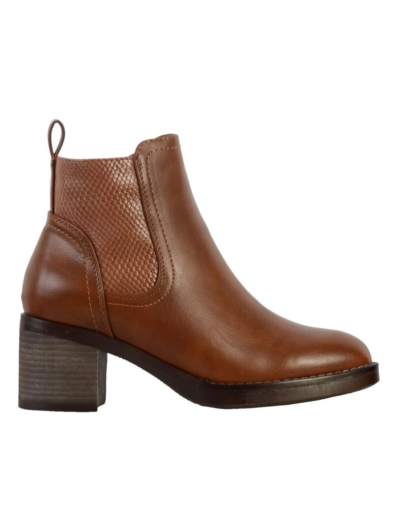 Bottines à Talon The Divine Factory Marron