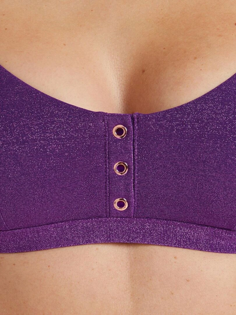 Maillot de bain brassiere Moorea   RougeGorge Lingerie   Violet