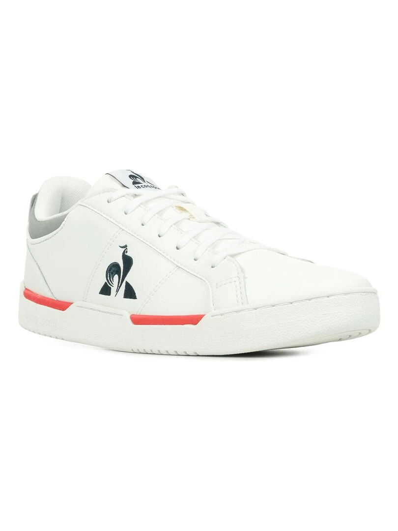 Baskets Le Coq Sportif Stadium Tricolore Blanc