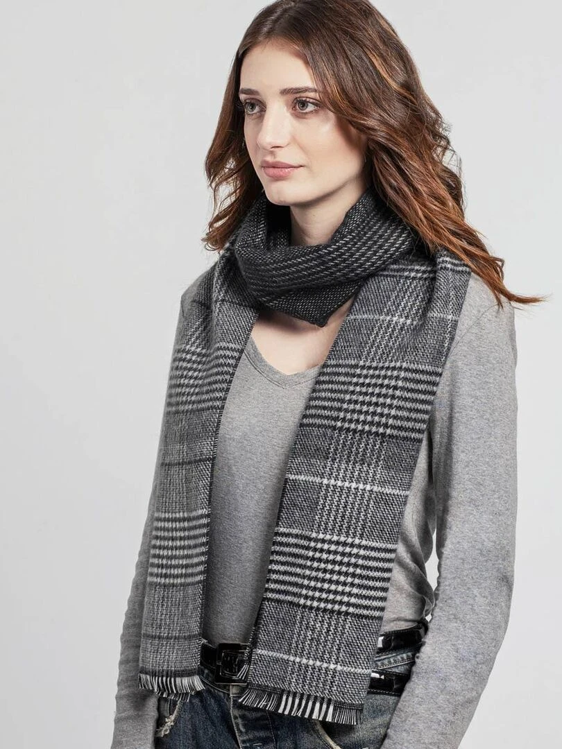 Echarpe United Fabriqué en France Gris