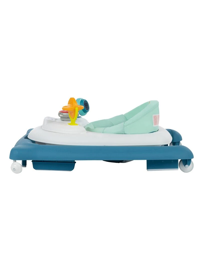 BEBECONFORT Explorer Trotteur bébé  tablette d'activité musicale  De 6 à 18 mois (<12kg)  Happy Day   Blanc Bleu