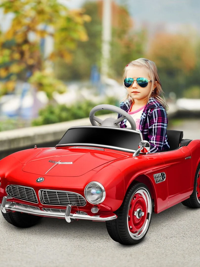 Voiture électrique enfant rétro BMW 507 V. max. 5 Km/h   Rouge