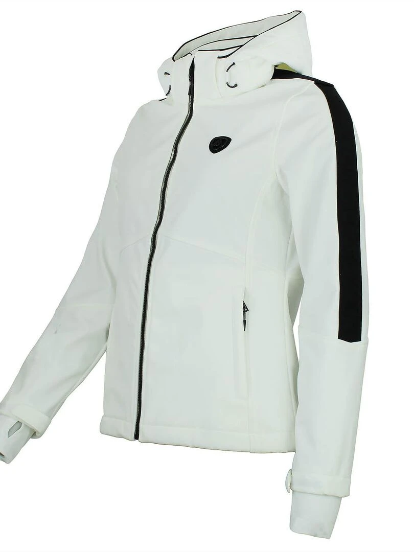 Blouson softshell ARGAN   PEAK MOUNTAIN   Blanc