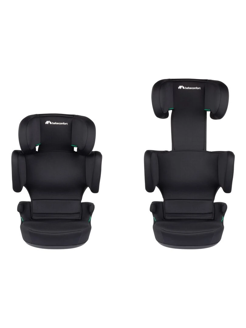 BEBECONFORT Siège auto ROAD FIX i Size groupe 2/3 Isofix de 100 à 150cm (15 36kg) Black Mist Blanc Noir