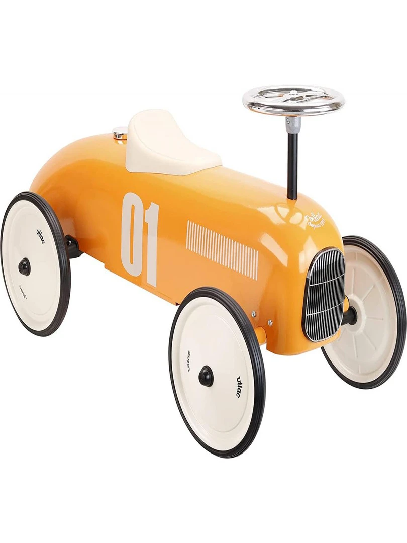 Porteur Voiture Vintage Orange N/A