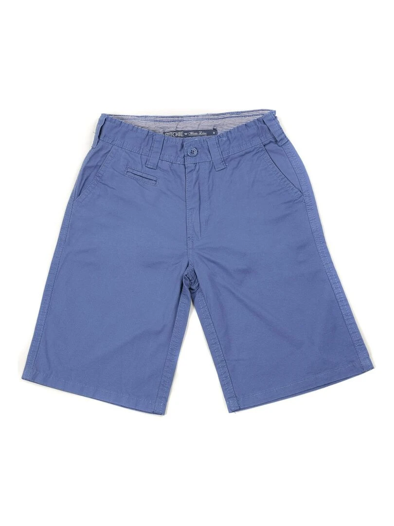 BERMUDA CHINO BAGOO BOY Bleu