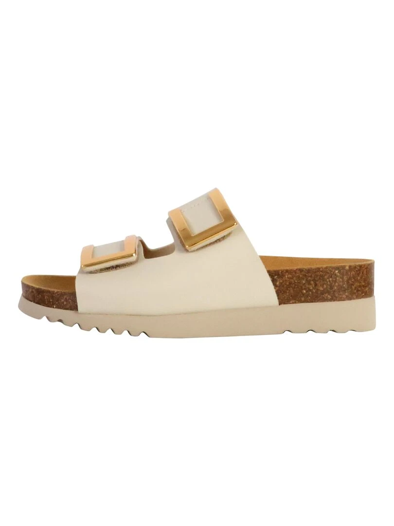 Mules à Enfiler Scholl Monterey 2 Straps Beige