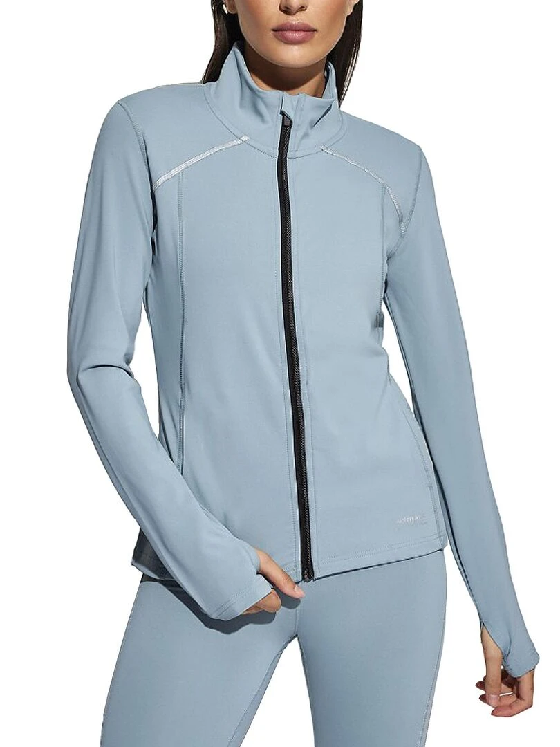 Veste de sport zippée manches longues Tech ST4 Vert