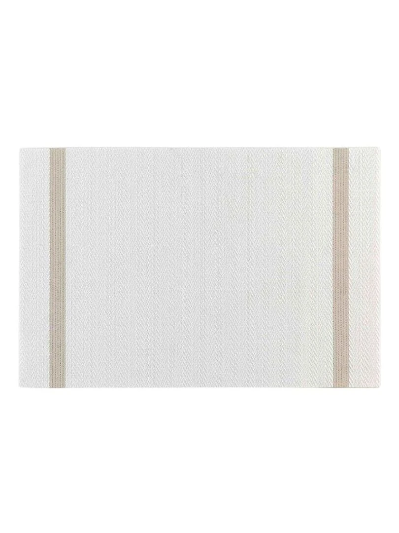 Lot de 6 sets de table Goldira blanc   Blanc