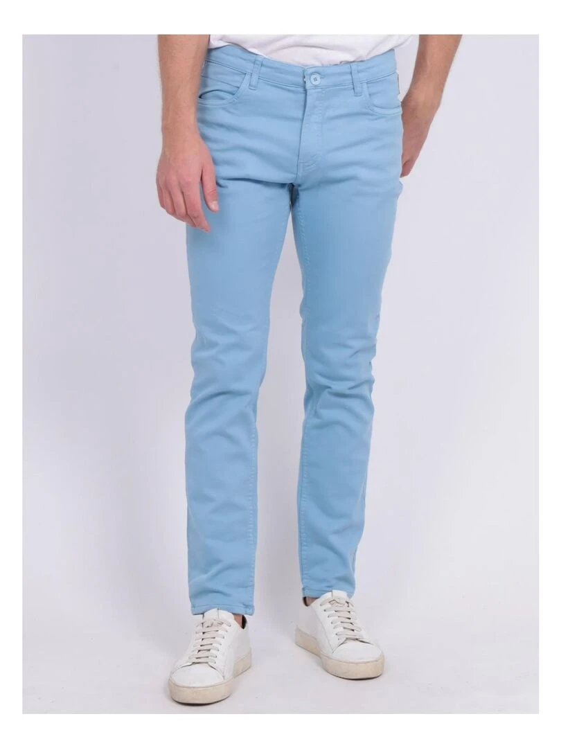 Pantalon 5 poches CANDELO Bleu ciel