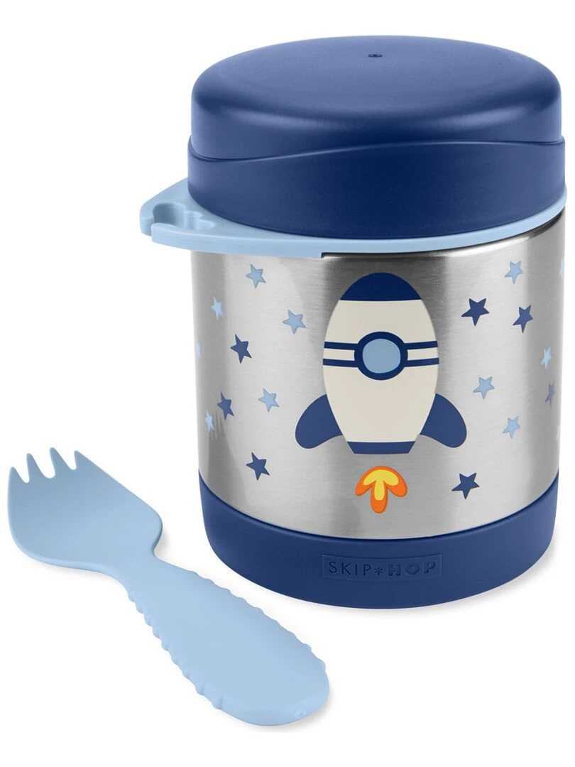 Boite thermos repas Rocket   Bleu