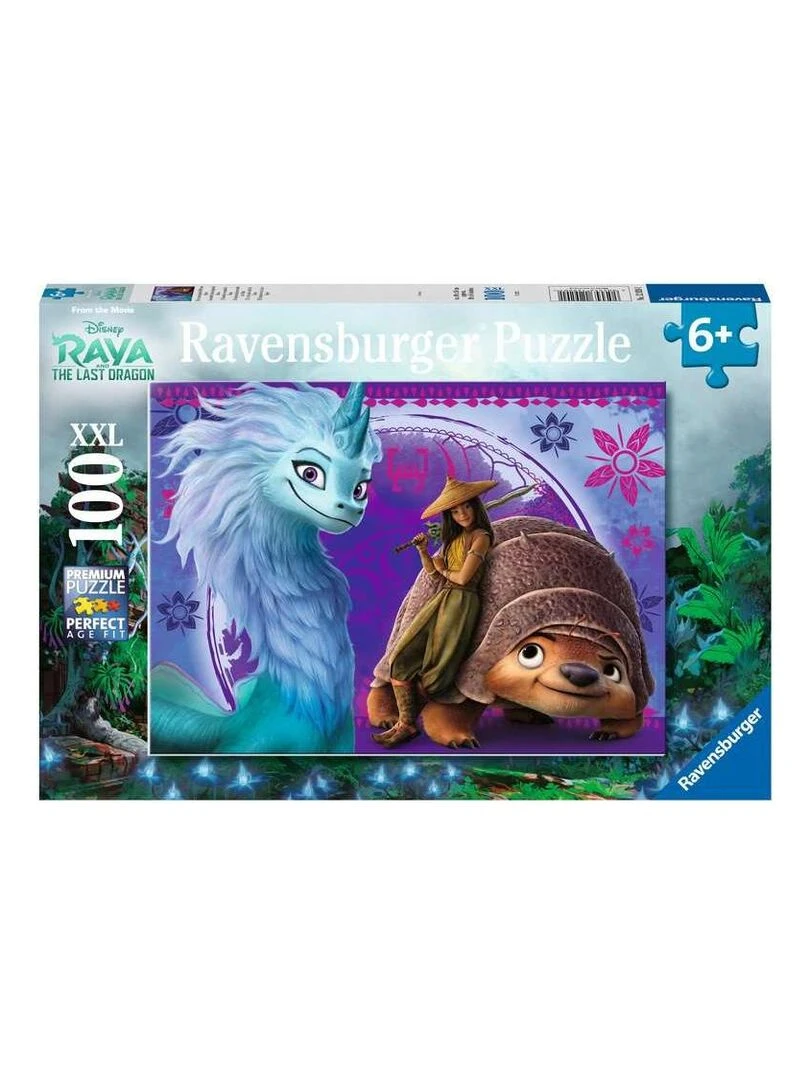 Puzzle 100 p XXL Le monde fantastique de Raya / Disney Raya et le dernier dragon N/A