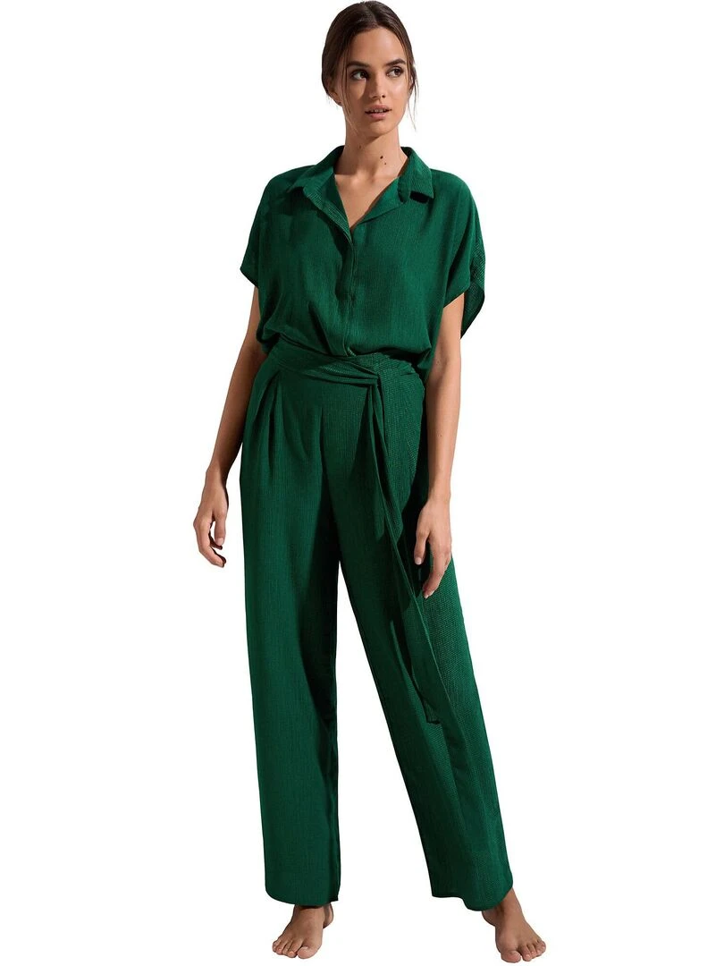 Pantalon estival long Japan   Vert