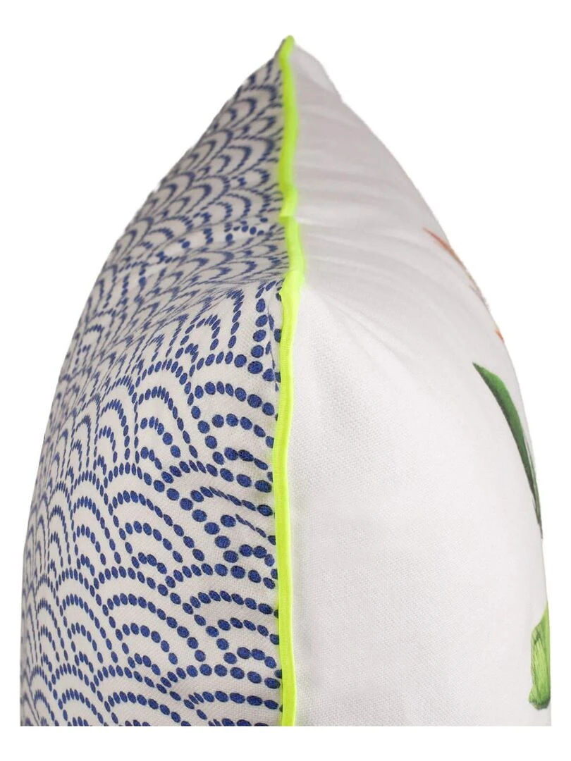 Housse de coussin décoratif Strelitzia "Happyfriday"   Blanc