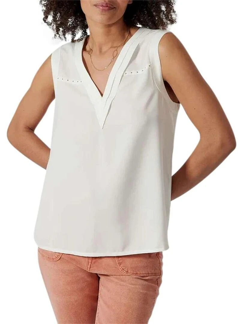 KAPORAL   Chemisier droit   Blanc