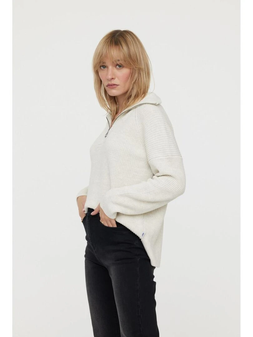 Lee Cooper Pull manches longues coton regular CHASIA Beige