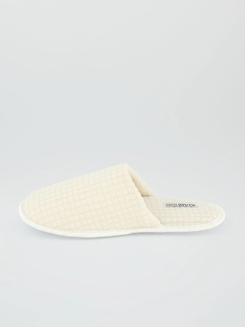 Chaussons mules   Beige