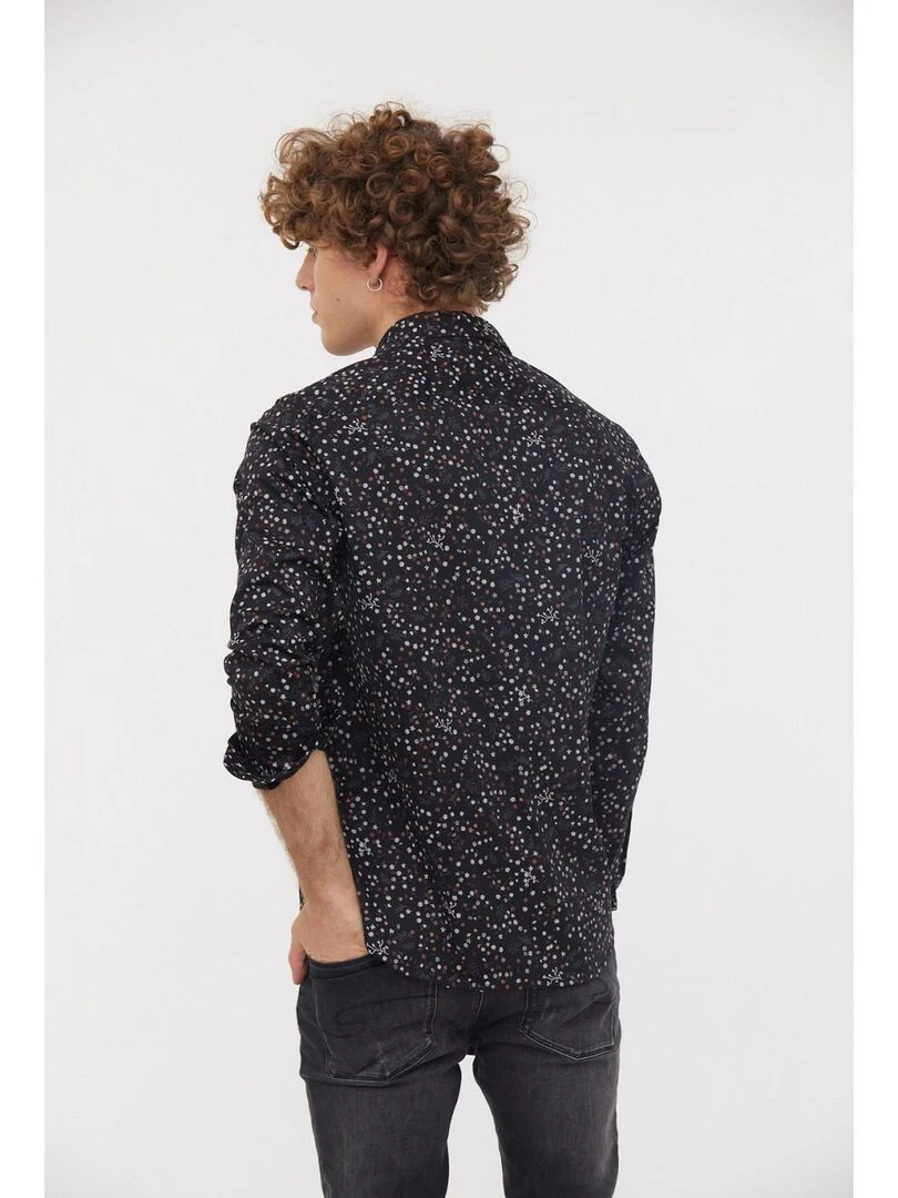 Lee Cooper   Chemise manches longues coton regular DERTY   Noir