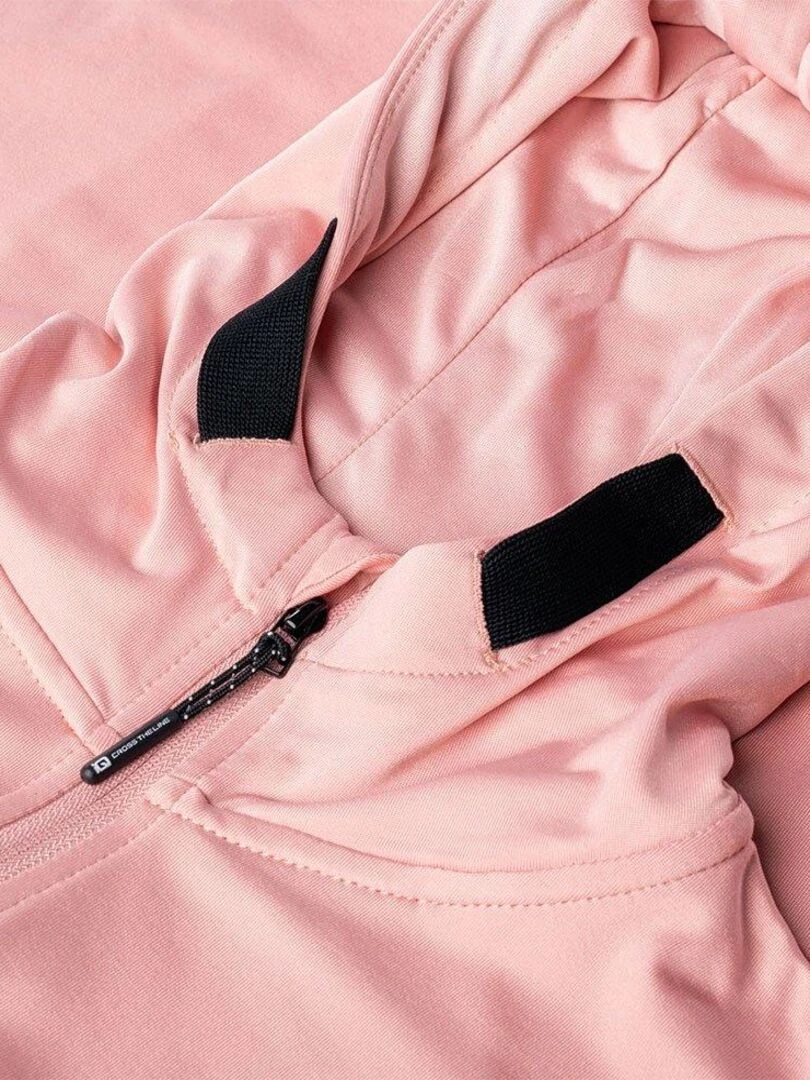 IQ   Veste à capuche CLOVI   Rose parme