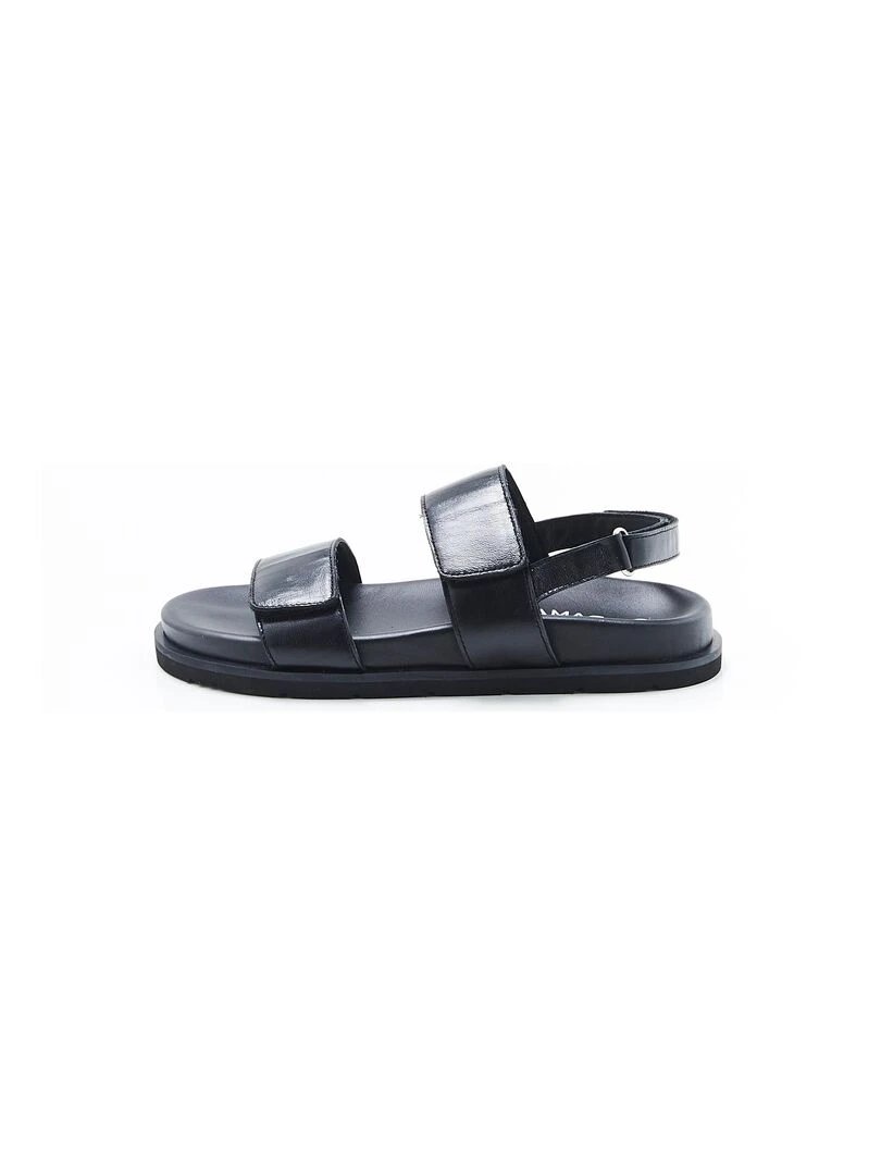 Sandales ouverture totale Piedical Damart Noir
