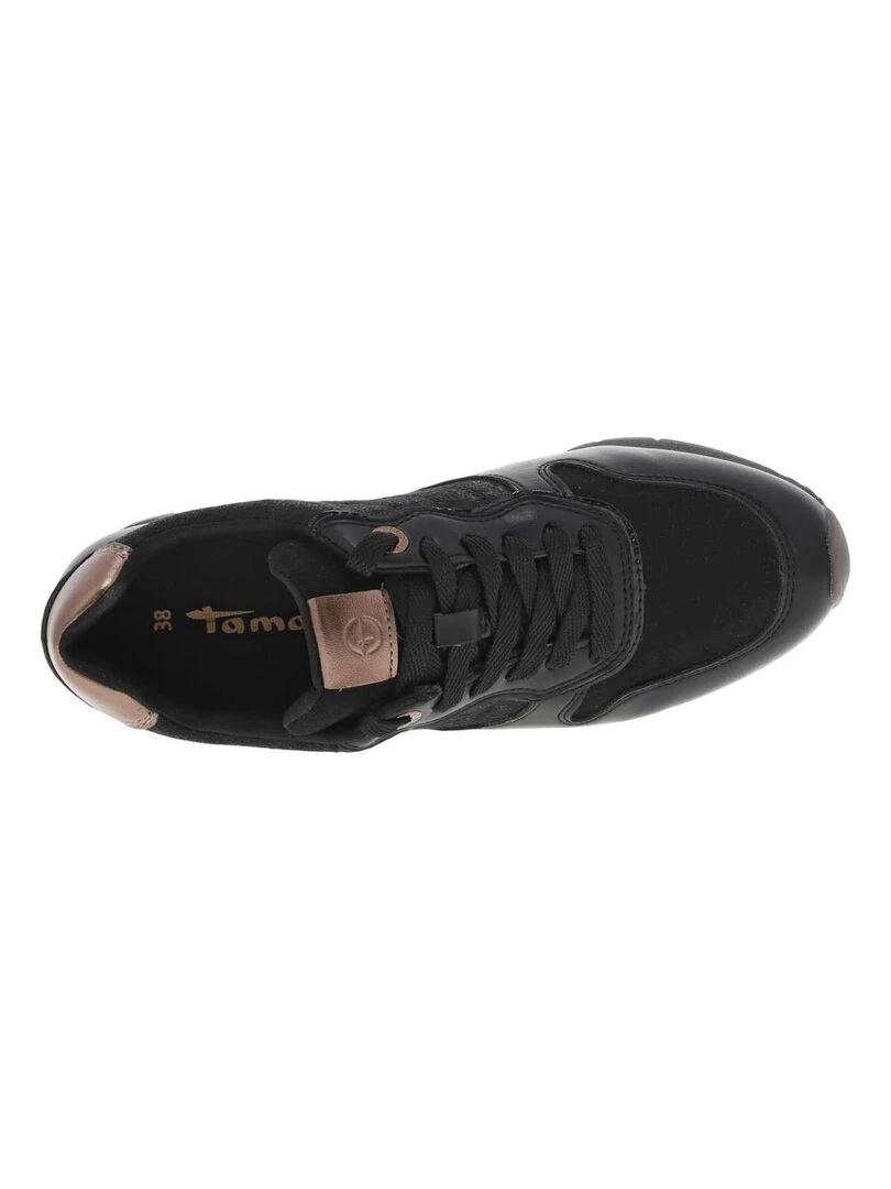 TAMARIS   Baskets talon plat   Noir
