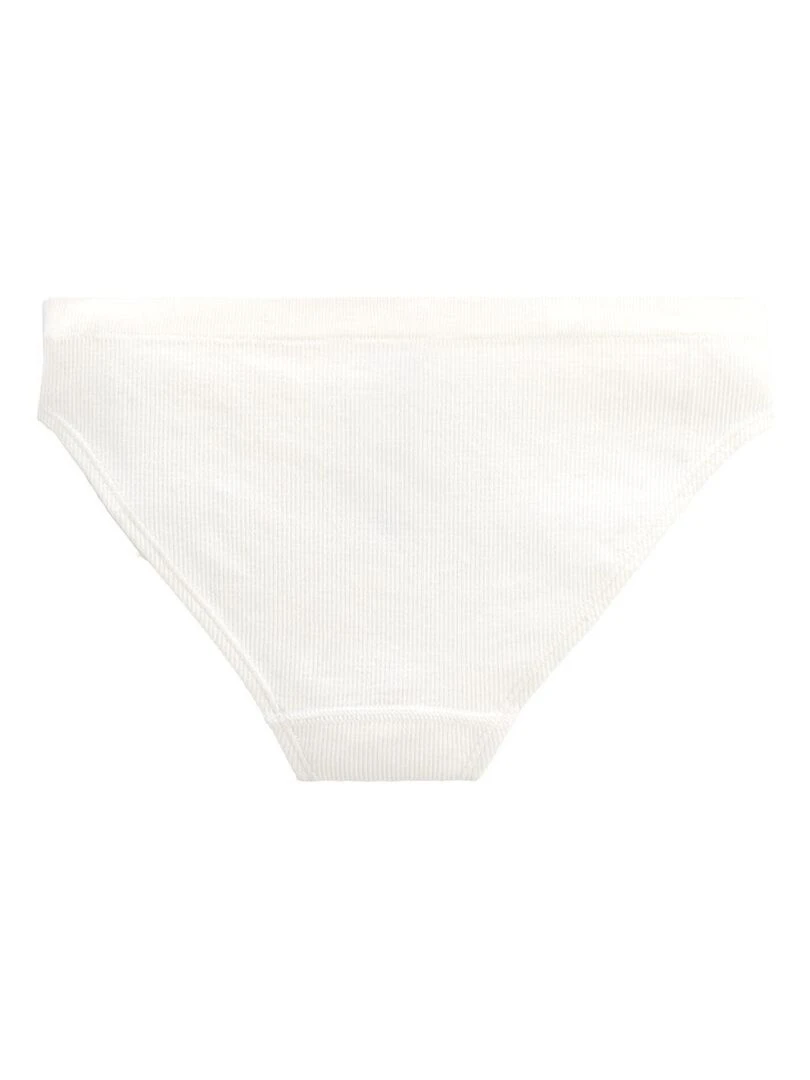 Lot de 2 culottes fille écru et bleu marine Saeva   Bleu