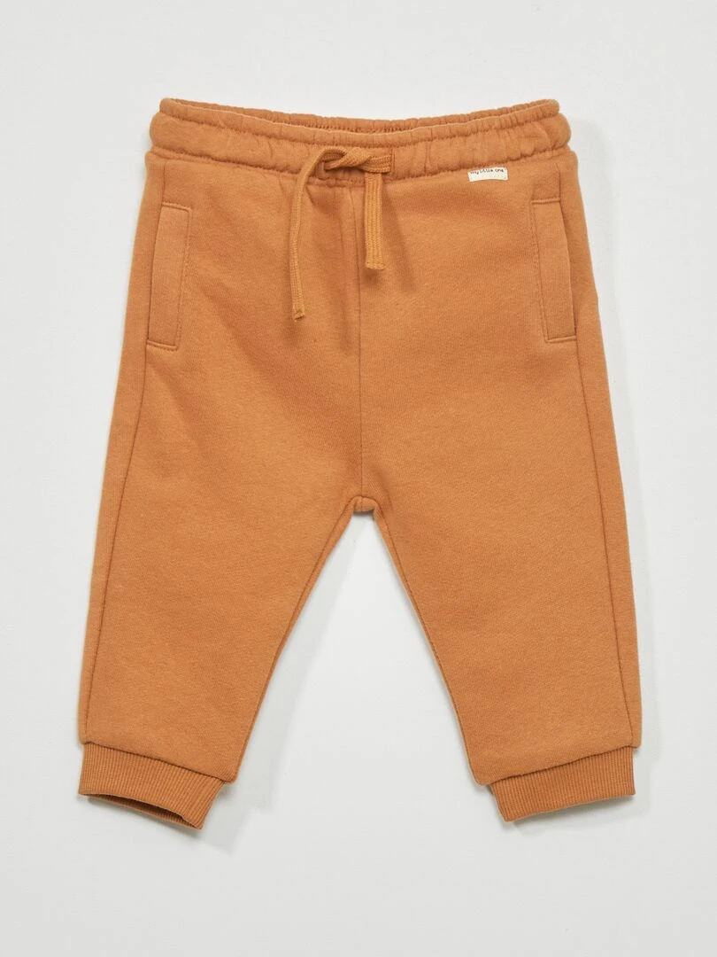Pantalon de jogging en molleton Marron