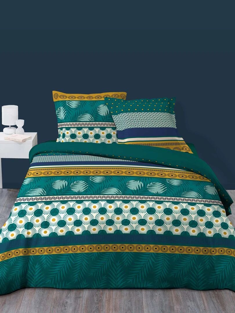 Parure Housse de couette + taie Leuralys Multicolore