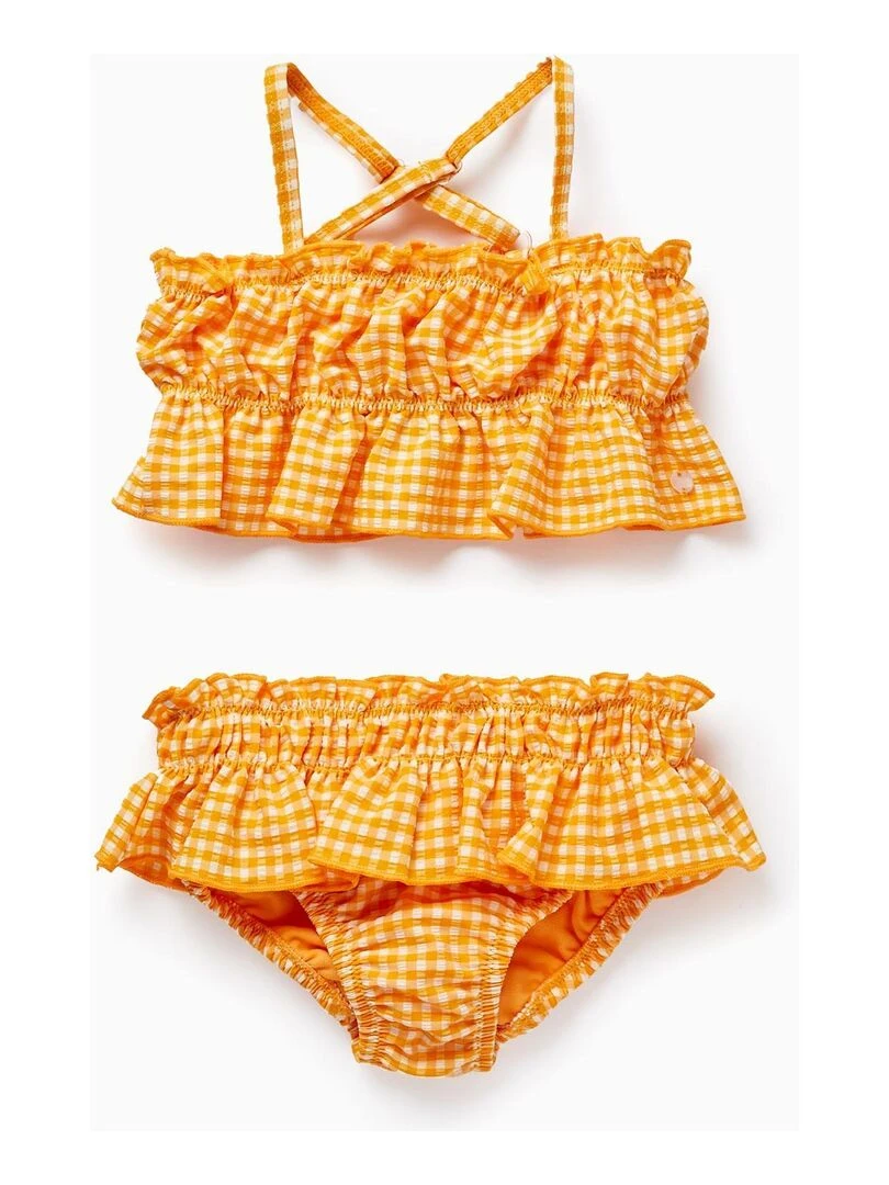 Maillot de bain Vichy pour Bébé Fille MATISSE Jaune
