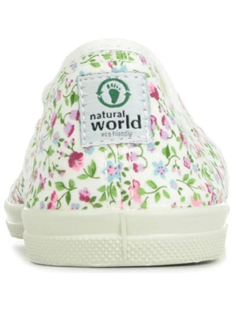 Tennis Lacet Natural World INGLES LIBERTY TINTADO  119   Blanc