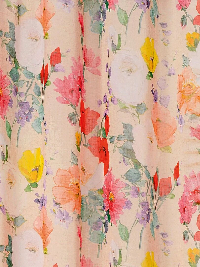 Rideau d'ameublement Coquelicot   Rose clair