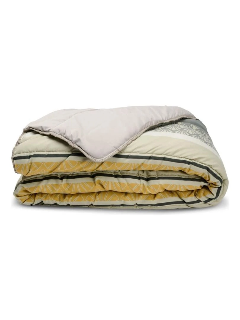 Bleu Câlin Couette imprimée chaude Baroque Ecru