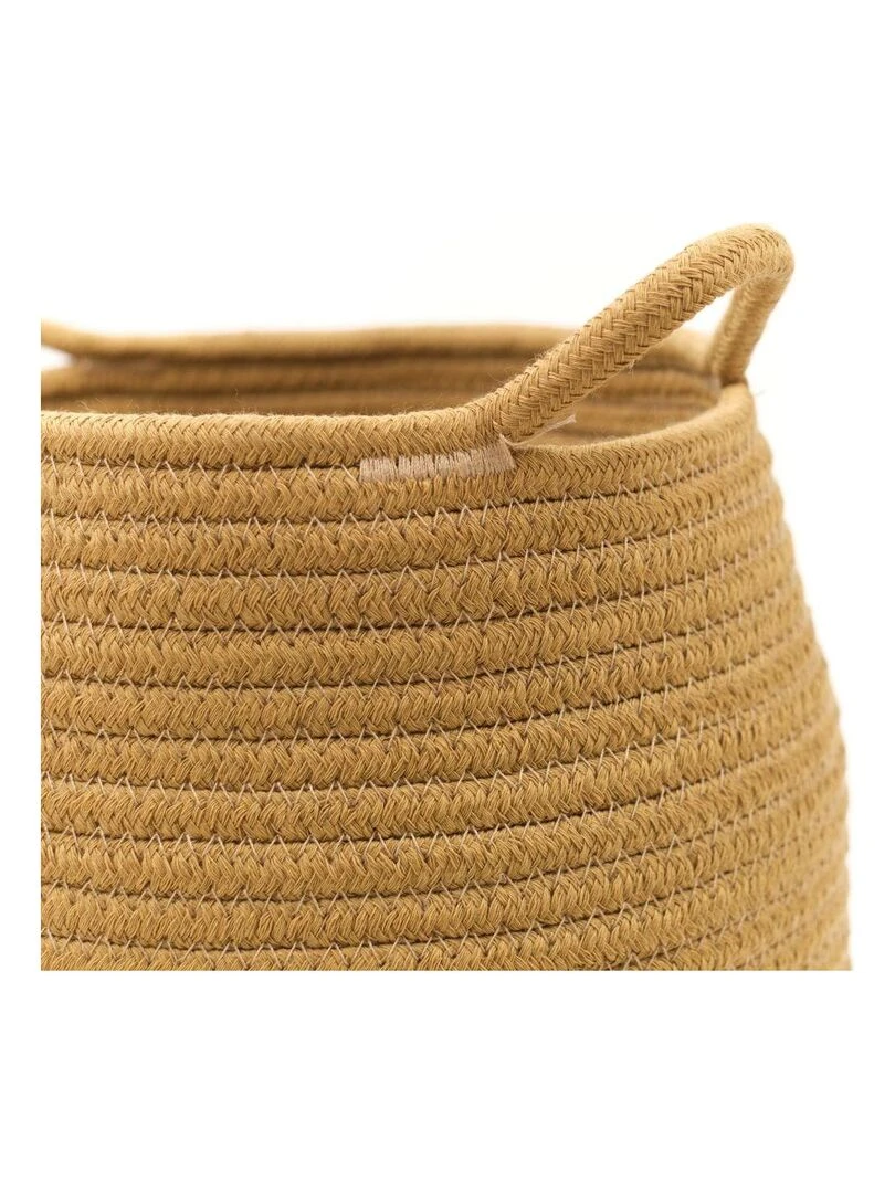 Panier long tressé 'LA FACTORY' 'TODAY' Bronze