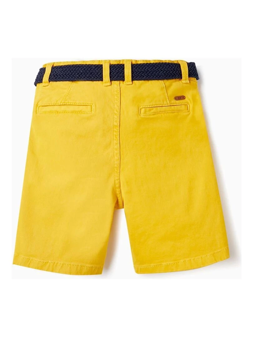 Short Chino avec Ceinture pour Garçon MATISSE Jaune foncé