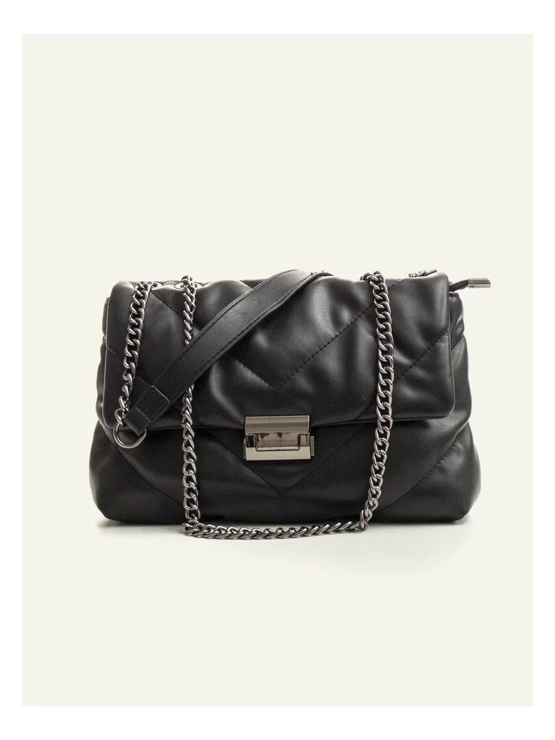 Sac similicuir bandoulière DL MARJORIE   Beige