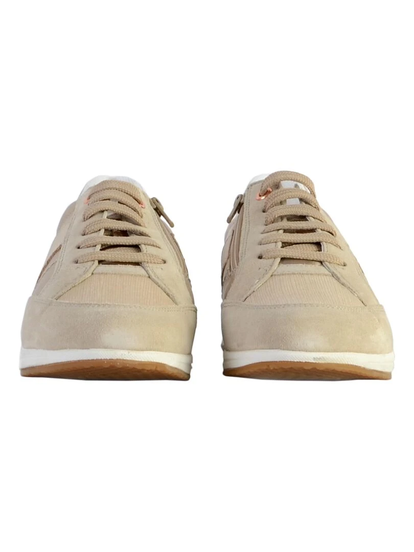 Basket Cuir Geox Avery D25H5A   Beige