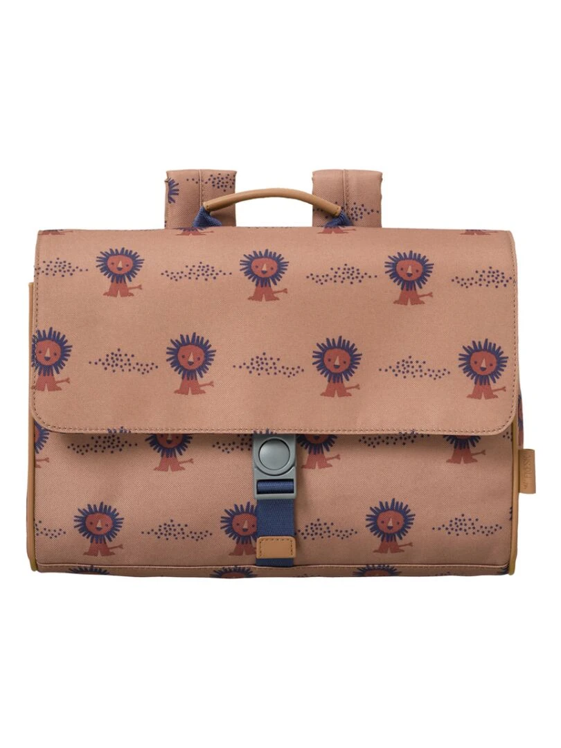 Cartable A4 maternelle Lion Marron
