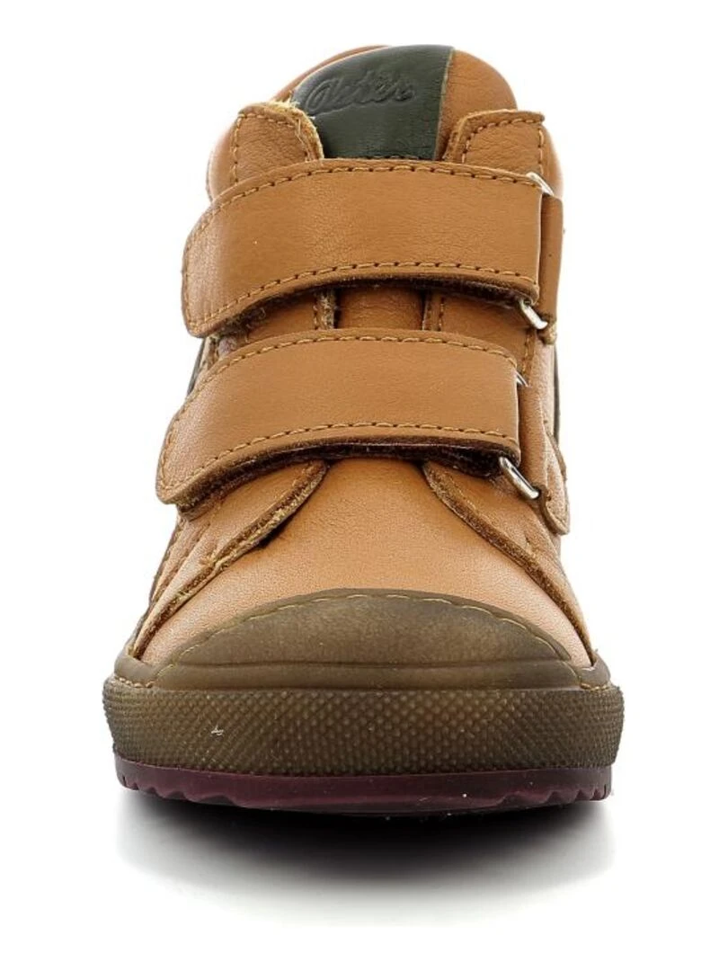 Sneakers hautes Cuir Biboc   Marron