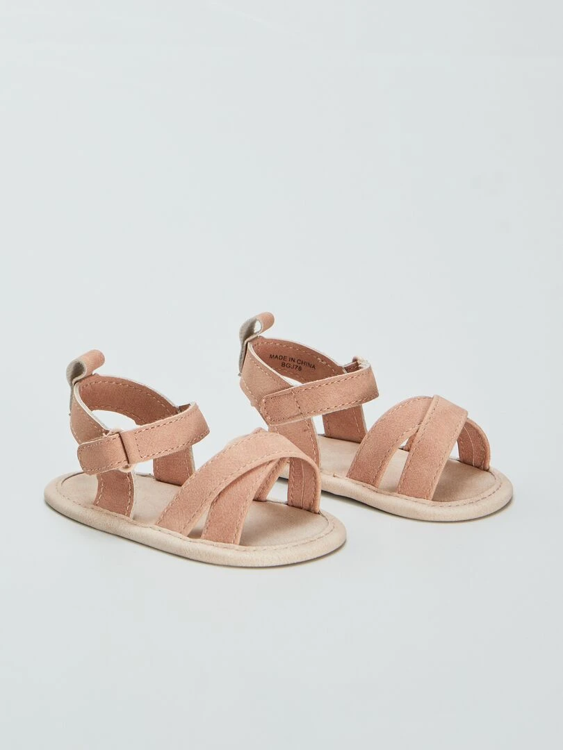 Sandales à brides Marron