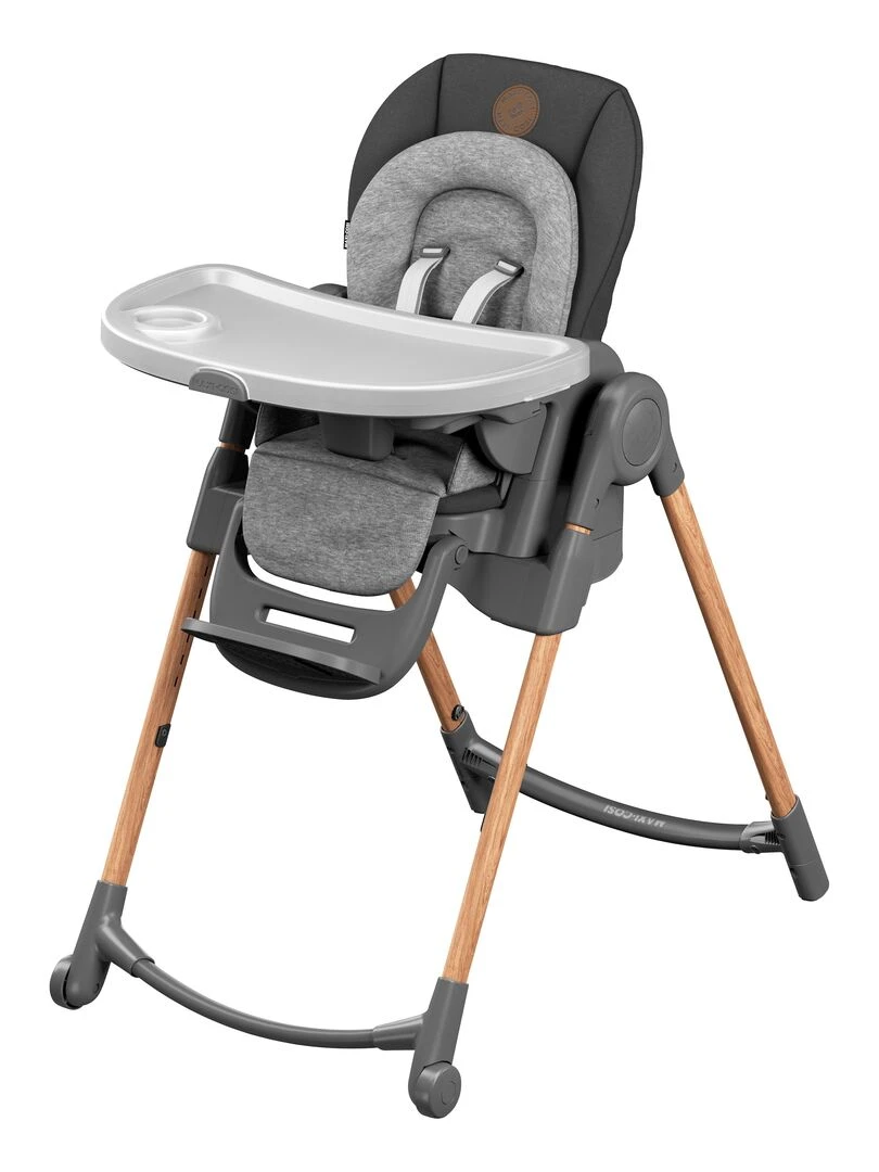 MAXI COSI Chaise Haute Minla évolutive 6 positions de la naissance à 6 ans Essential Graphite Gris foncé