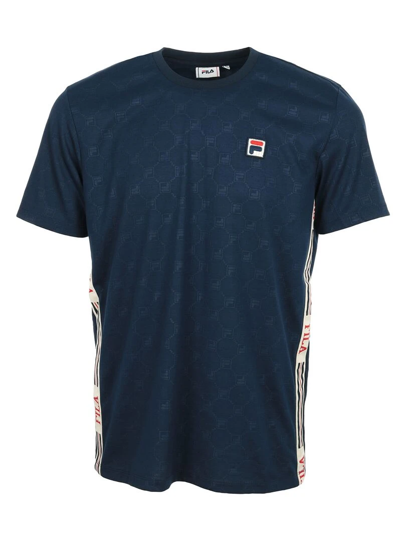 T shirt Fila Nariman Aop Tee Bleu marine