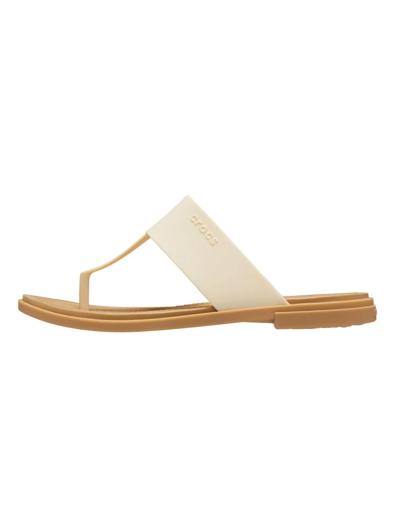 Sandales à Enfiler Crocs Tulum Flip Jaune
