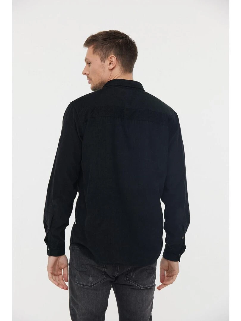 Lee Cooper   Chemise manches longues velours regular DIOZEZ   Noir