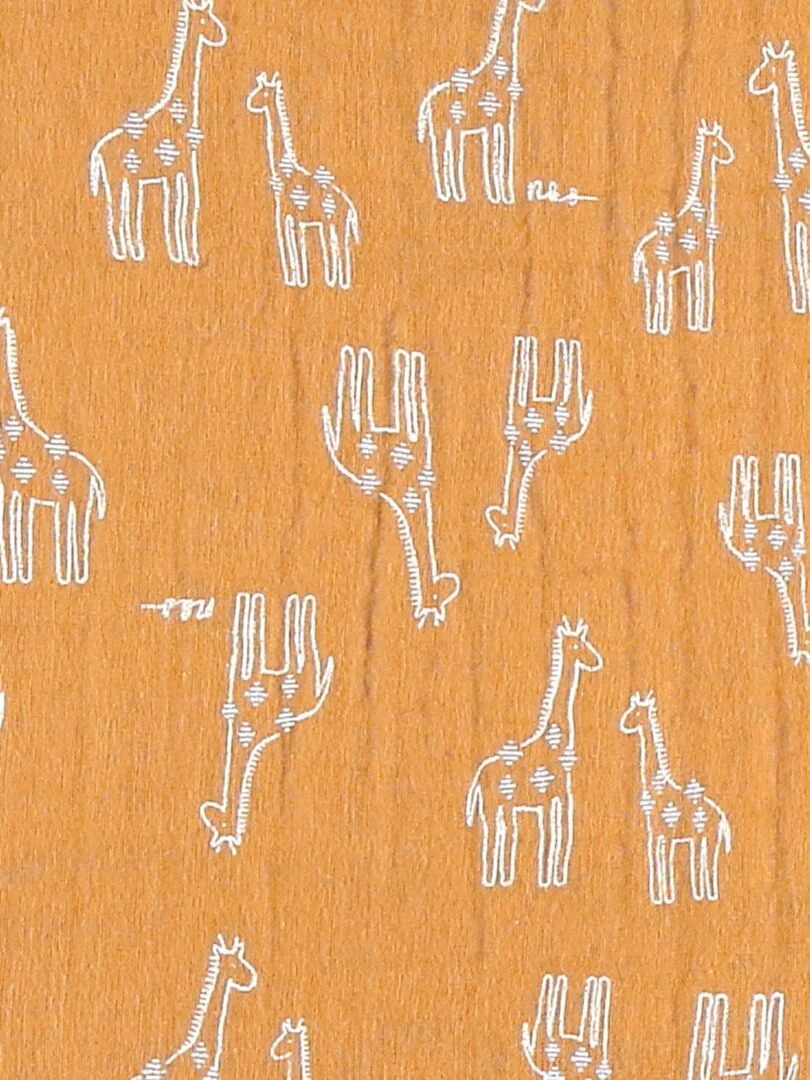 Tour de lit respirant en mousseline BIO  ocre   Noukie's   Jaune