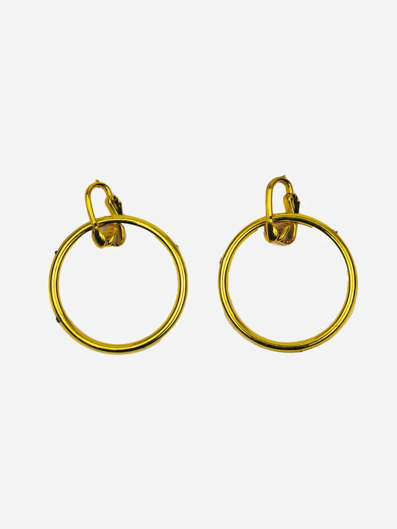 Boucles d'oreilles à clipser Doré