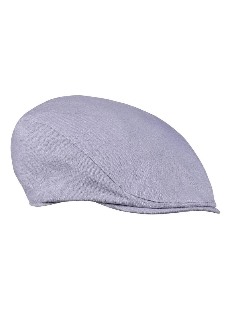 Casquette Plate Lin Coton Olmo Gris