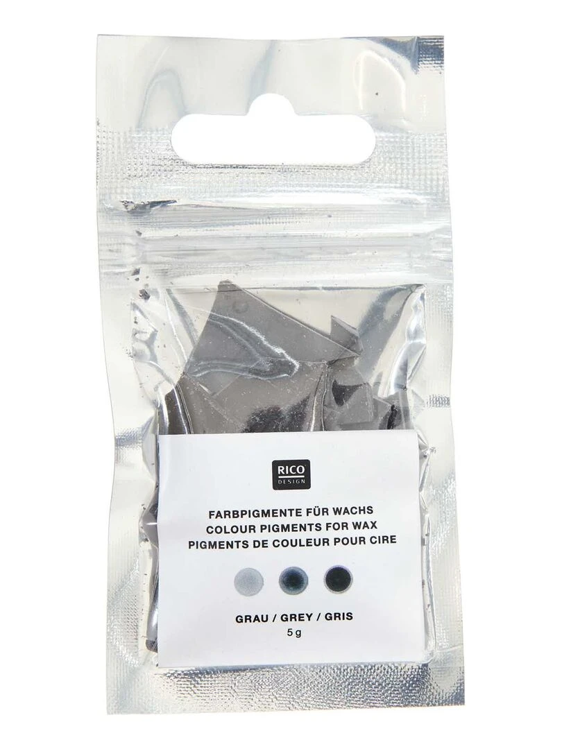 Colorant pour bougie gris 5 g Gris