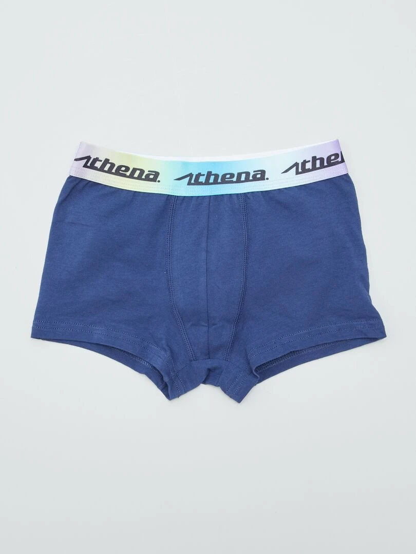 Lot de 3 boxers stretch 'Athena'   Bleu