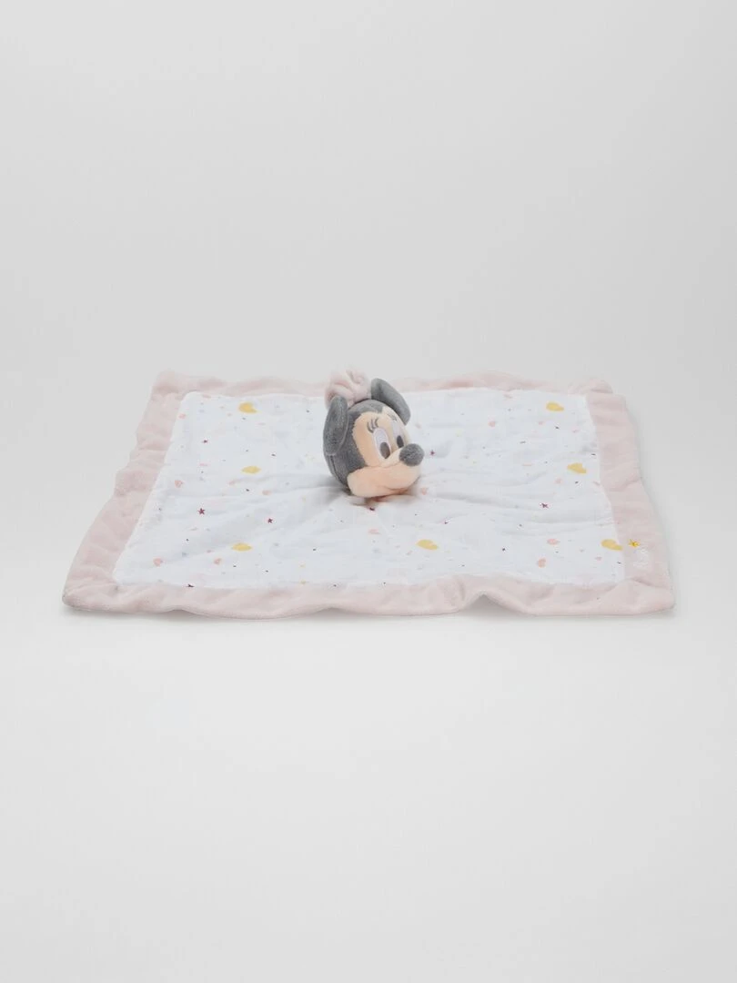 Doudou mouchoir 'Minnie' Blanc